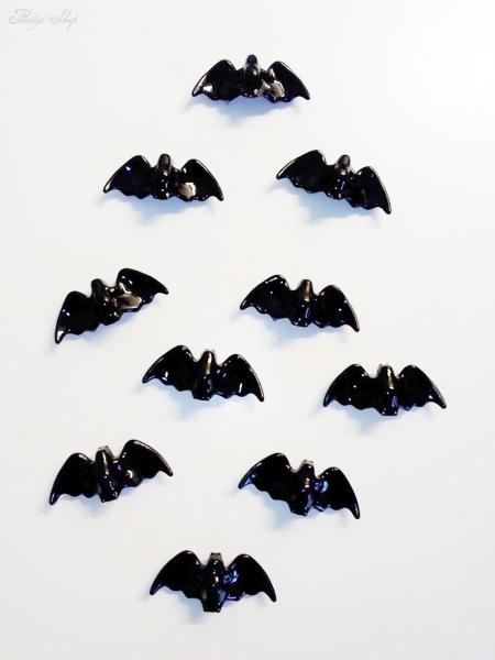 schwarze Acryl Fledermäuse